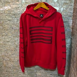 🔥🔥Air Jordan 11 XI Retro Large WinLike 96 Cherry Gym Red Hoodie Size:  LARGE🔥